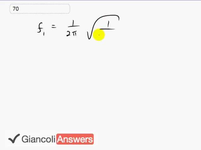 Giancoli 6th Edition, Chapter 21, Problem 70 solution video poster
