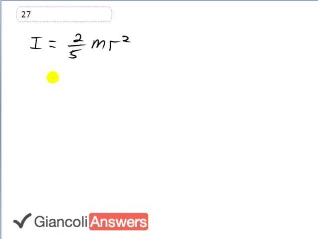 Giancoli 6th Edition, Chapter 8, Problem 27 solution video poster