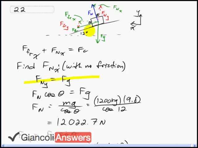 Giancoli 6th Edition, Chapter 5, Problem 22 solution video poster