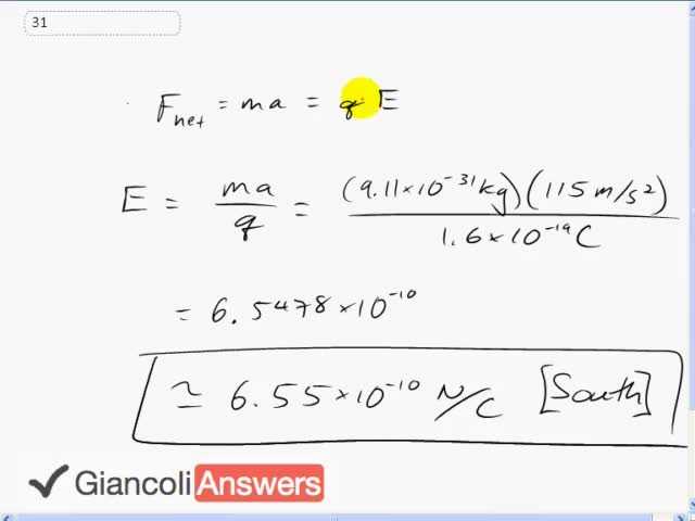 Giancoli 6th Edition, Chapter 16, Problem 31 solution video poster
