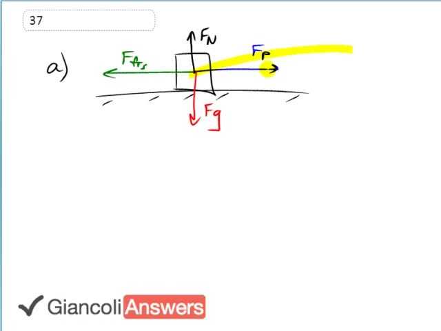 Giancoli 6th Edition, Chapter 4, Problem 37 solution video poster