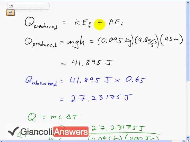 Giancoli 6th Edition, Chapter 14, Problem 19 solution video poster