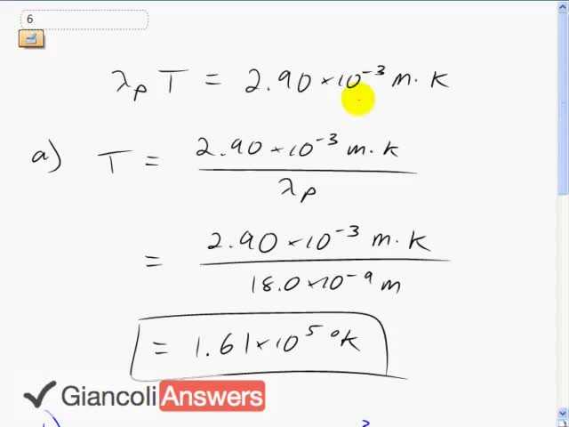 Giancoli 6th Edition, Chapter 27, Problem 6 solution video poster