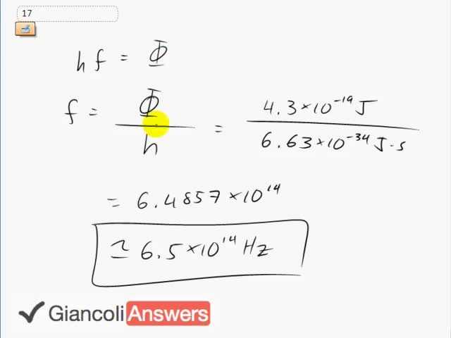 Giancoli 6th Edition, Chapter 27, Problem 17 solution video poster