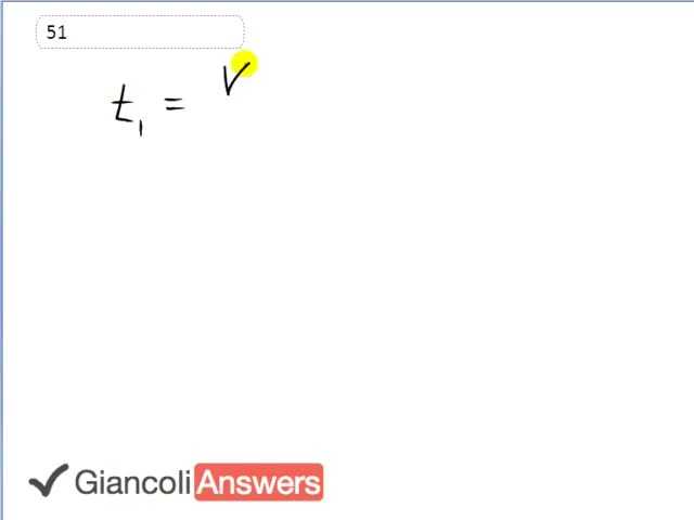 Giancoli 6th Edition, Chapter 10, Problem 51 solution video poster