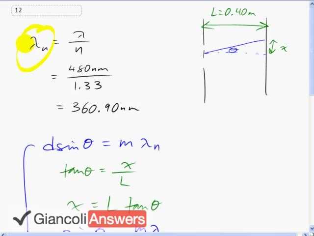 Giancoli 6th Edition, Chapter 24, Problem 12 solution video poster