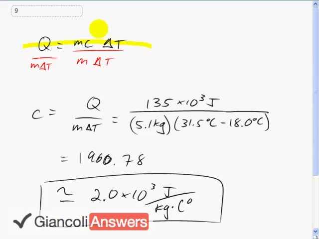 Giancoli 6th Edition, Chapter 14, Problem 9 solution video poster