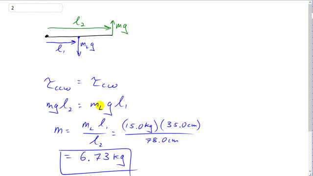 Giancoli 7th Edition, Chapter 9, Problem 2 solution video poster