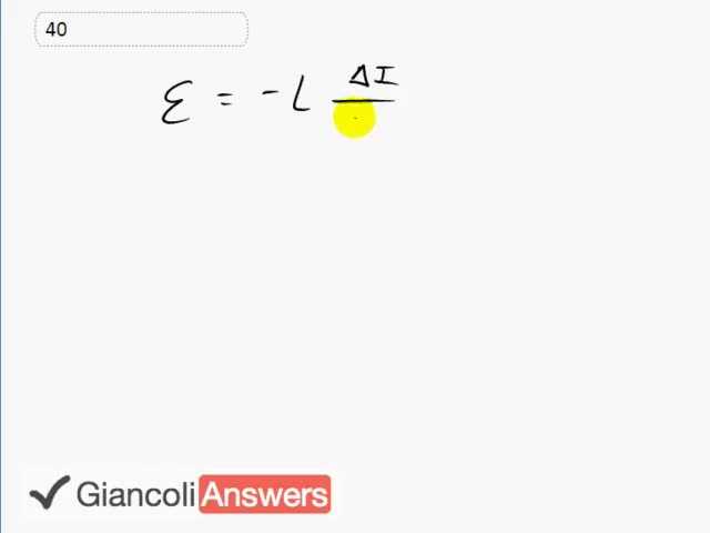 Giancoli 6th Edition, Chapter 21, Problem 40 solution video poster