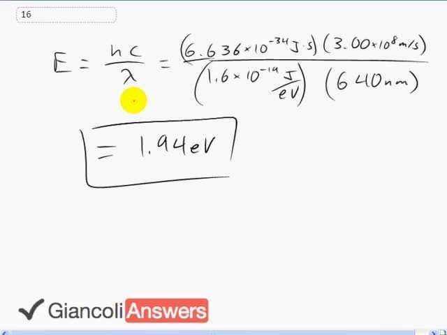 Giancoli 6th Edition, Chapter 29, Problem 16 solution video poster