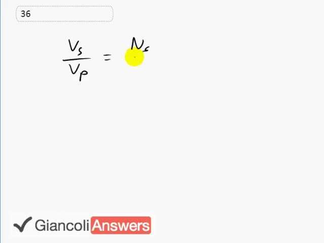 Giancoli 6th Edition, Chapter 21, Problem 36 solution video poster
