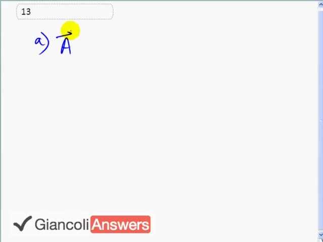 Giancoli 6th Edition, Chapter 3, Problem 13 solution video poster