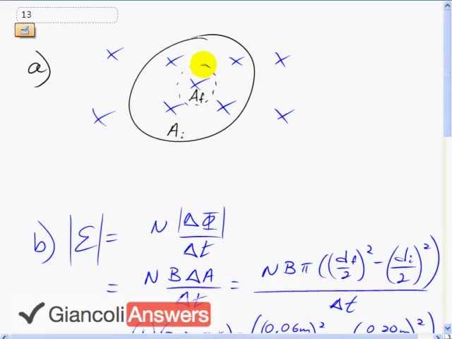 Giancoli 6th Edition, Chapter 21, Problem 13 solution video poster