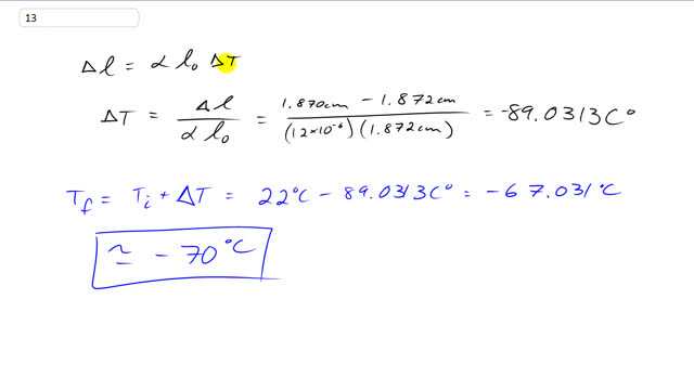 Giancoli 7th Edition, Chapter 13, Problem 13 solution video poster