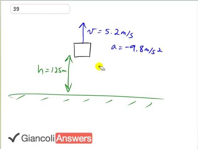 Giancoli 6th Edition, Chapter 2, Problem 39 solution video poster