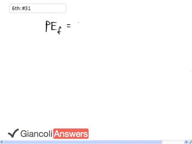 Giancoli 6th Edition, Chapter 7, Problem 31 solution video poster
