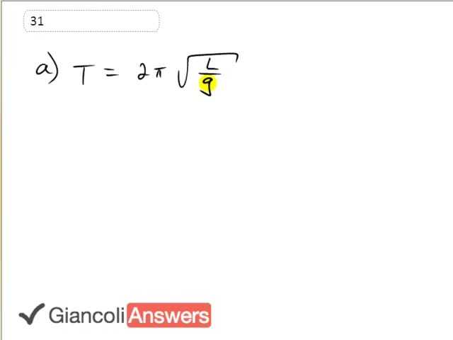 Giancoli 6th Edition, Chapter 11, Problem 31 solution video poster