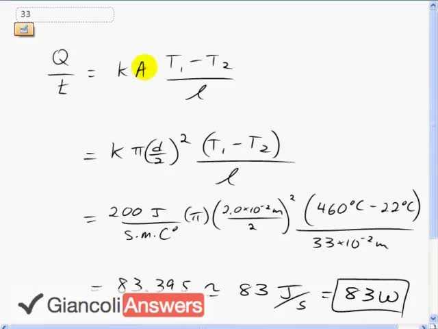 Giancoli 6th Edition, Chapter 14, Problem 33 solution video poster