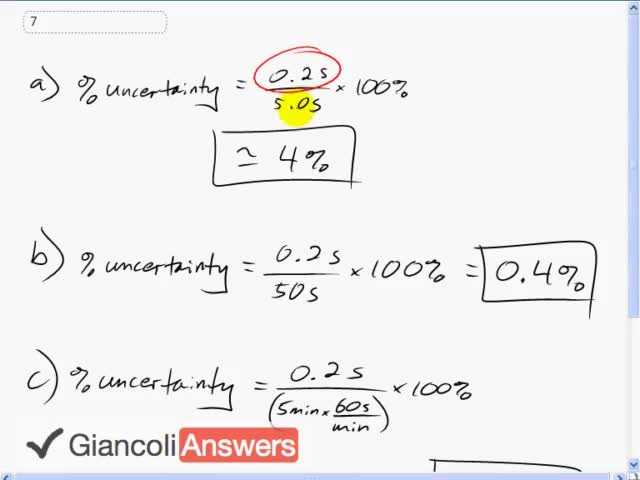Giancoli 6th Edition, Chapter 1, Problem 7 solution video poster