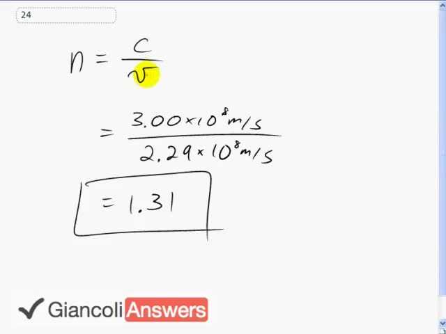 Giancoli 6th Edition, Chapter 23, Problem 24 solution video poster