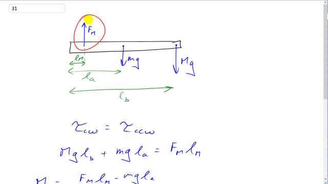 Giancoli 7th Edition, Chapter 9, Problem 31 solution video poster