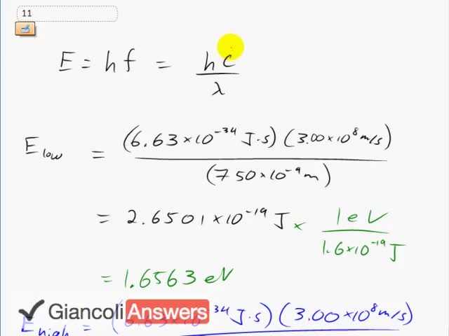 Giancoli 6th Edition, Chapter 27, Problem 11 solution video poster