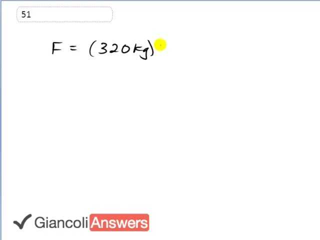 Giancoli 6th Edition, Chapter 9, Problem 51 solution video poster