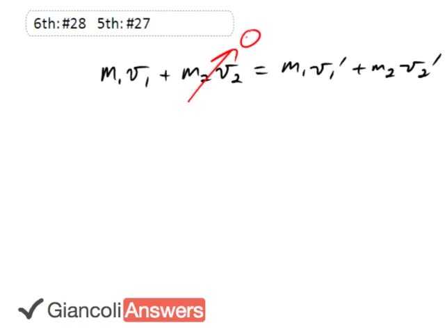 Giancoli 6th Edition, Chapter 7, Problem 28 solution video poster