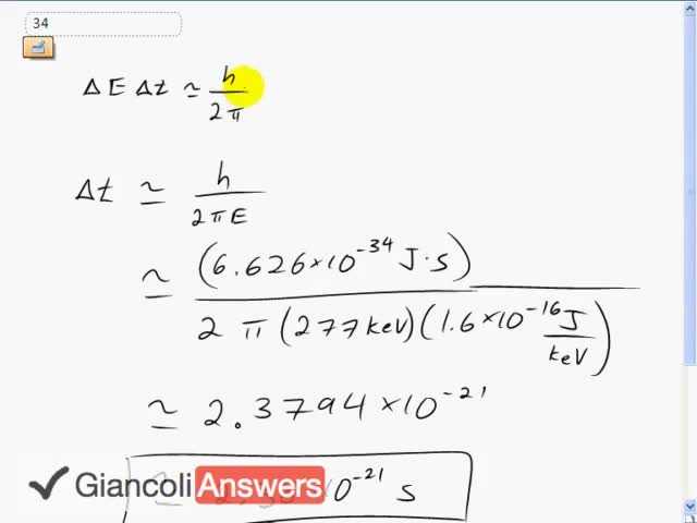Giancoli 6th Edition, Chapter 32, Problem 34 solution video poster