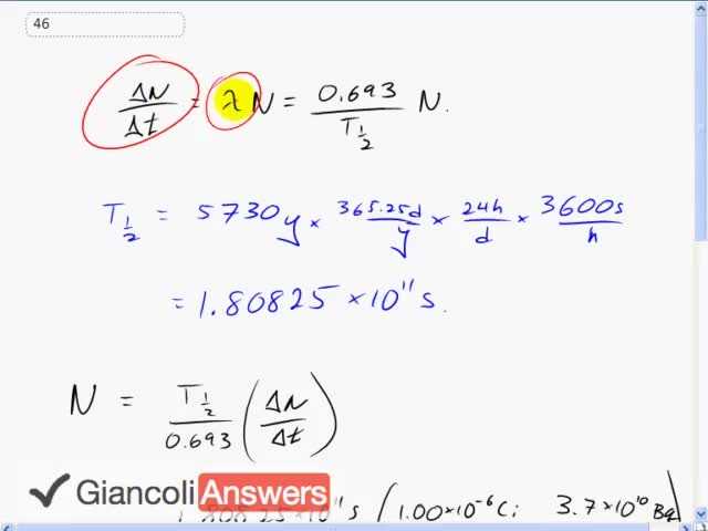 Giancoli 6th Edition, Chapter 31, Problem 46 solution video poster