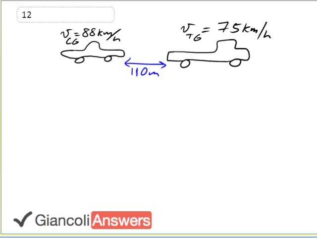 Giancoli 6th Edition, Chapter 2, Problem 12 solution video poster