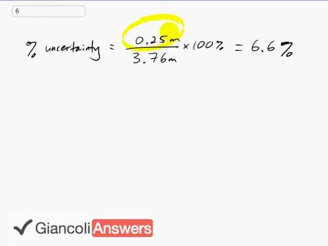 Giancoli 6th Edition, Chapter 1, Problem 6 solution video poster