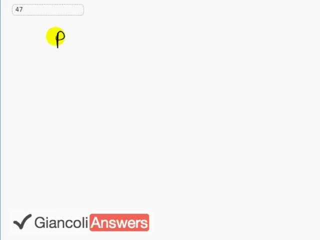 Giancoli 6th Edition, Chapter 17, Problem 47 solution video poster