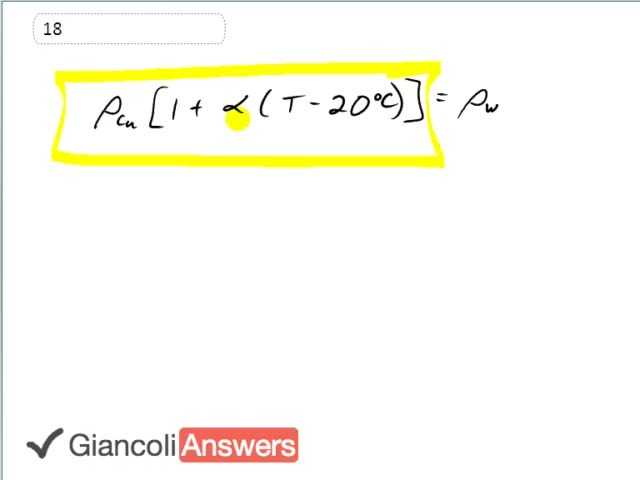 Giancoli 6th Edition, Chapter 18, Problem 18 solution video poster