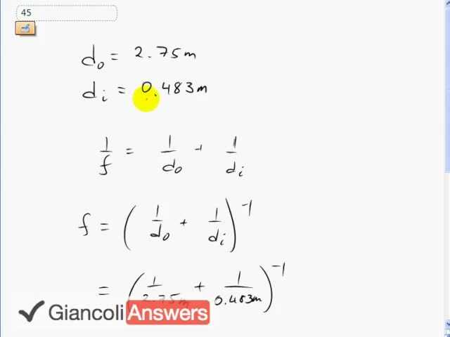 Giancoli 6th Edition, Chapter 23, Problem 45 solution video poster