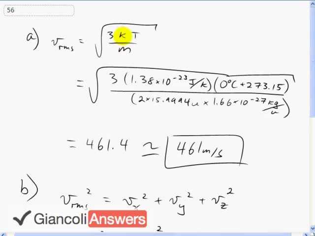 Giancoli 6th Edition, Chapter 13, Problem 56 solution video poster