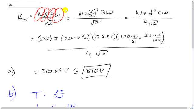 Giancoli 7th "Global" Edition, Chapter 21, Problem 20 solution video poster