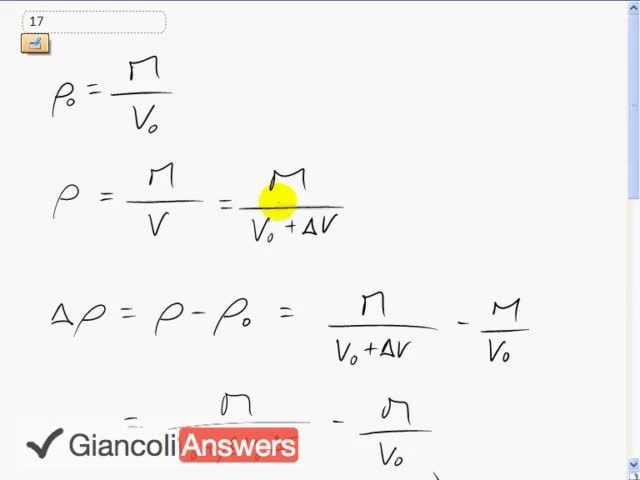 Giancoli 6th Edition, Chapter 13, Problem 17 solution video poster