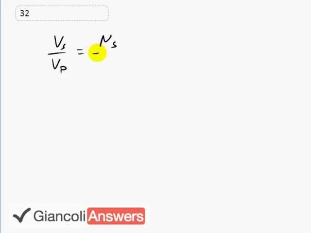 Giancoli 6th Edition, Chapter 21, Problem 32 solution video poster