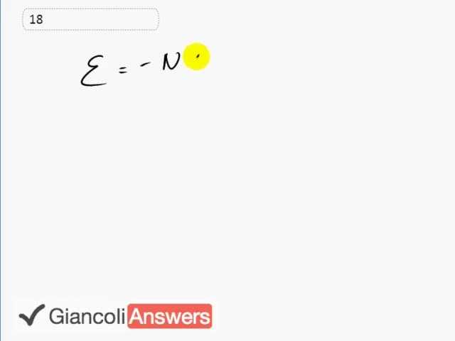 Giancoli 6th Edition, Chapter 21, Problem 18 solution video poster