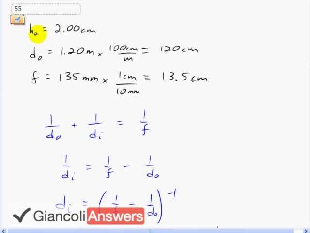 Giancoli 6th Edition, Chapter 23, Problem 55 solution video poster