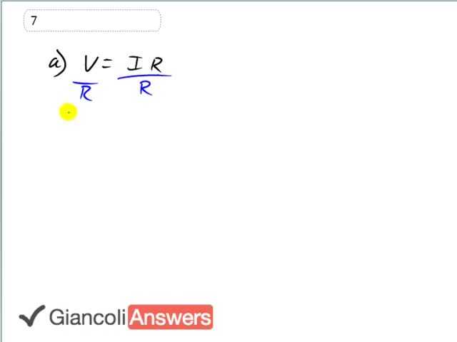 Giancoli 6th Edition, Chapter 18, Problem 7 solution video poster