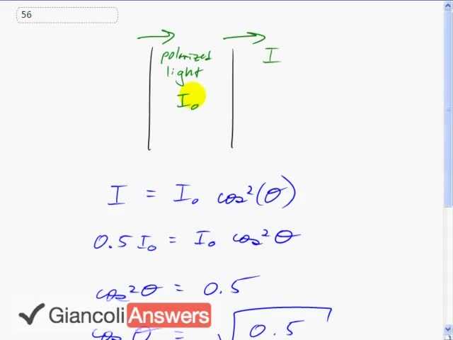 Giancoli 6th Edition, Chapter 24, Problem 56 solution video poster