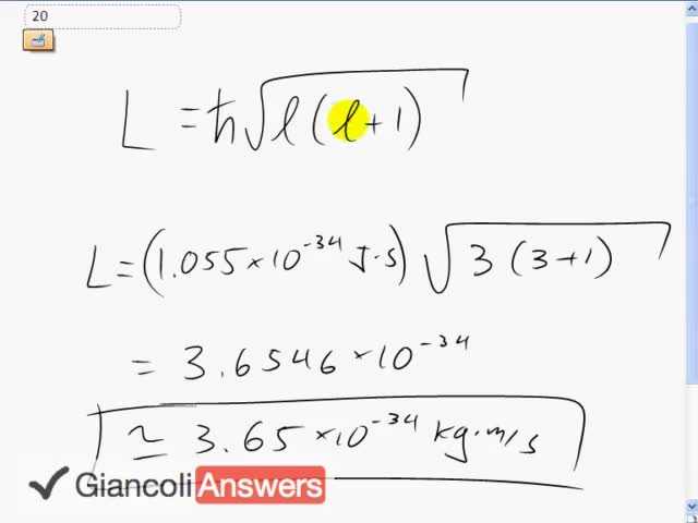 Giancoli 6th Edition, Chapter 28, Problem 20 solution video poster