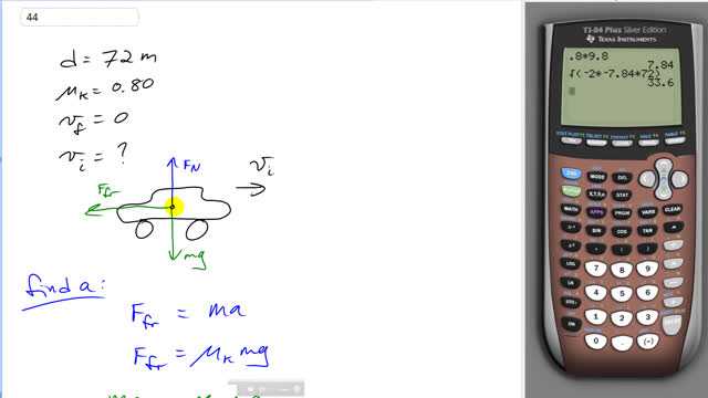 Giancoli 7th Edition, Chapter 4, Problem 44 solution video poster