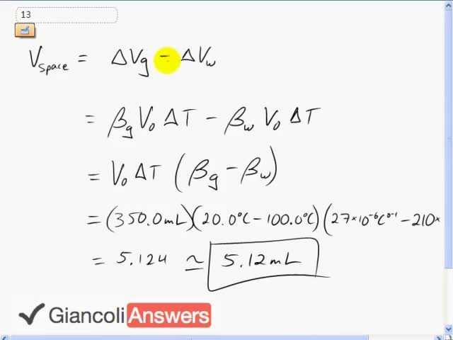 Giancoli 6th Edition, Chapter 13, Problem 13 solution video poster