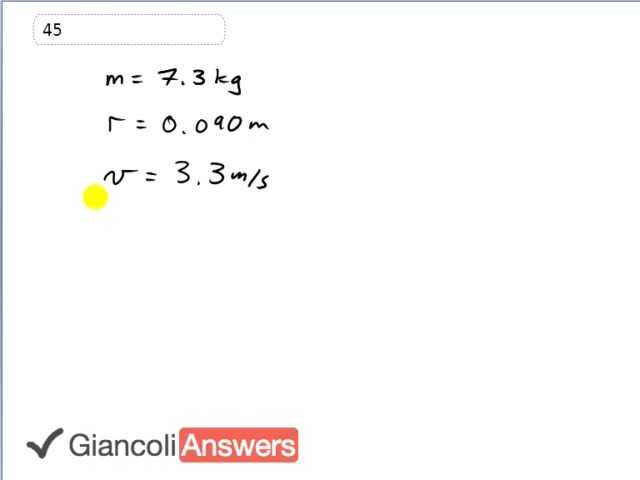 Giancoli 6th Edition, Chapter 8, Problem 45 solution video poster