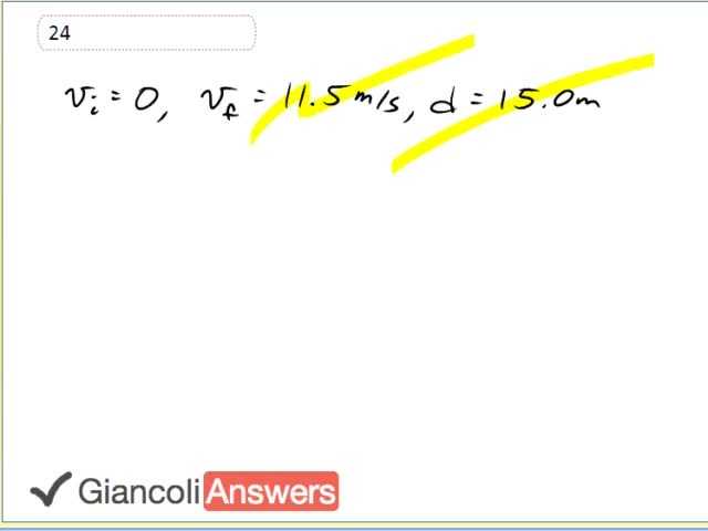 Giancoli 6th Edition, Chapter 2, Problem 24 solution video poster