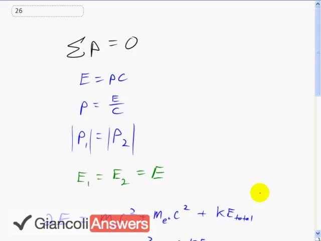 Giancoli 6th Edition, Chapter 32, Problem 26 solution video poster