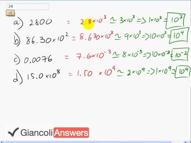 Giancoli 6th Edition, Chapter 1, Problem 24 solution video poster